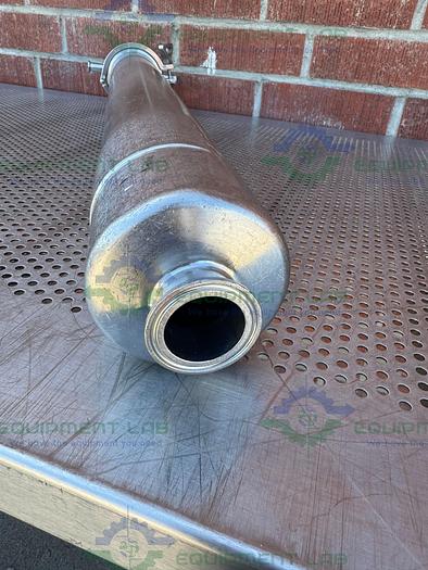 Used Allegheny Bradford 6.2 Liter Stainless Steel Filter Housing 150 PSI