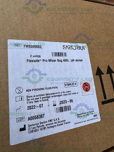 Used Sartorius Stedim Pro Mixer Drive Unit w/ 400 L Base Module / Tank, Bags