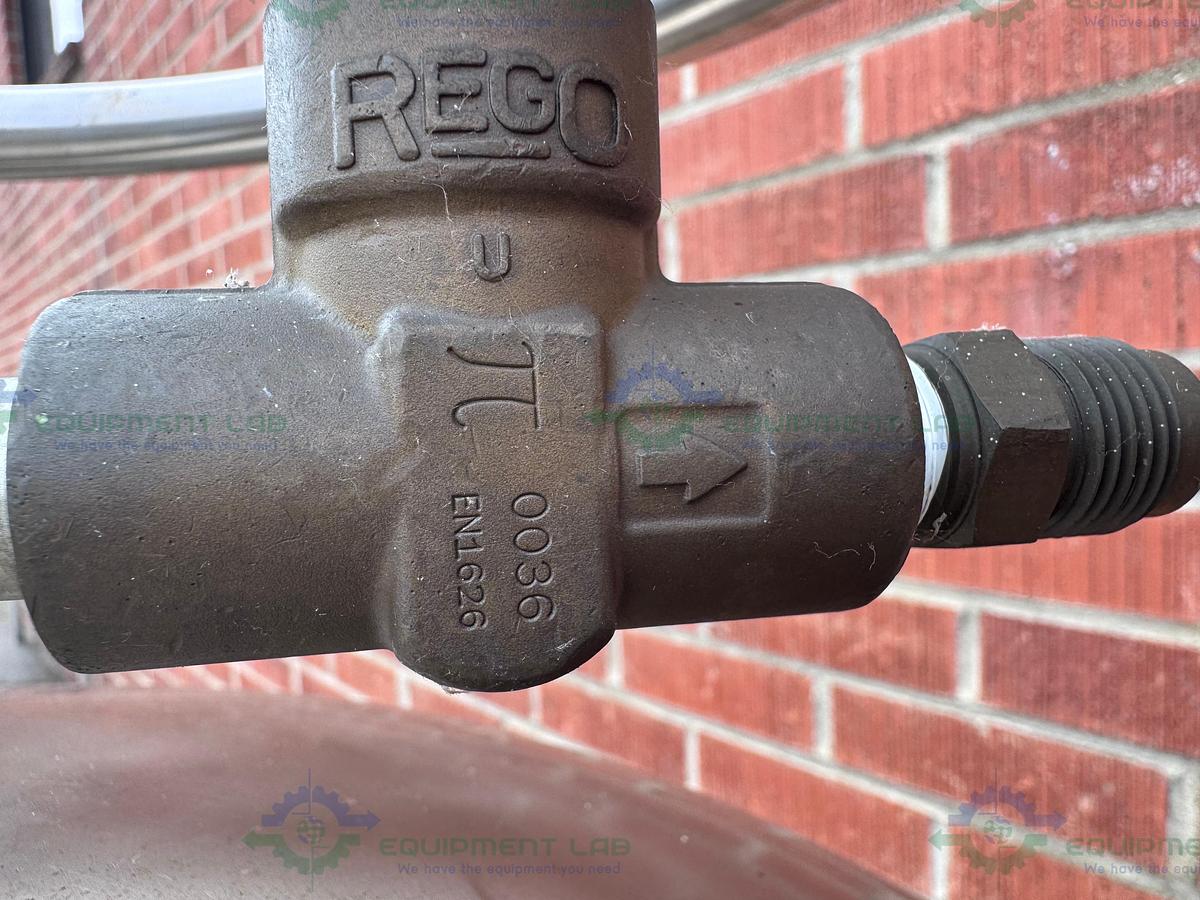 Used Taylor Wharton XL-160 Liquid Nitrogen Cryogenic Storage Tank 100 PSI