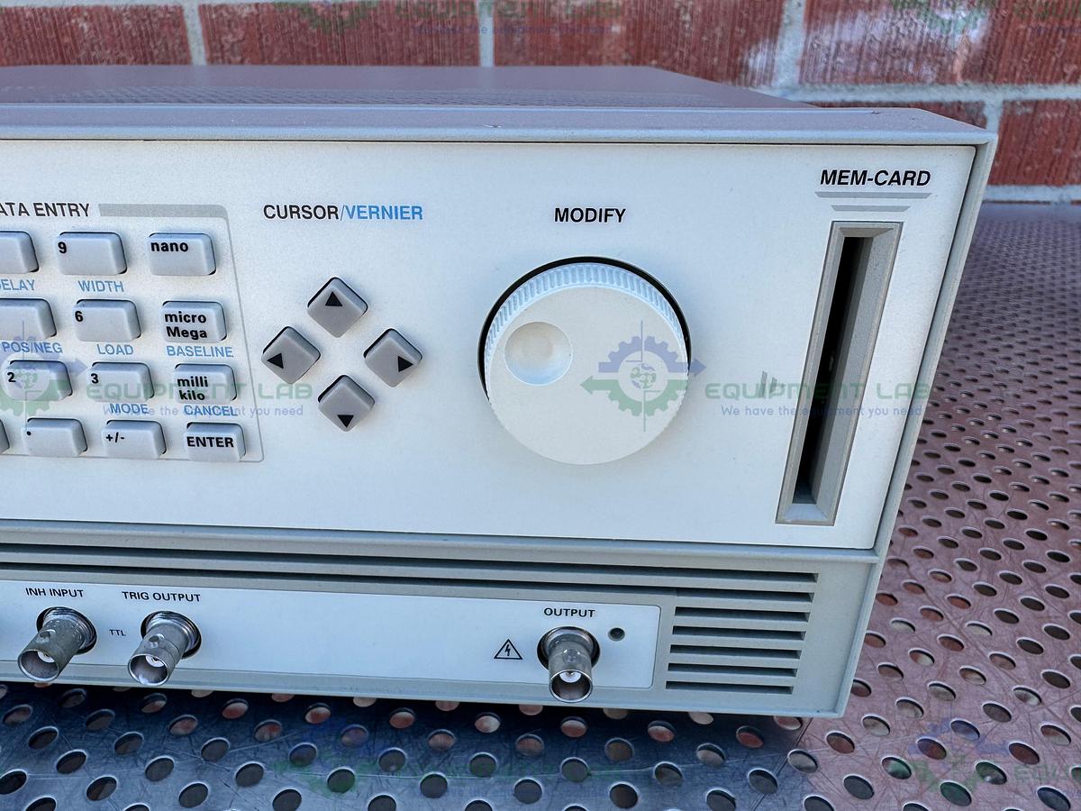 Used Agilent / HP Hewlett Packard 8114A High Power Pulse Generator 100V / 2A