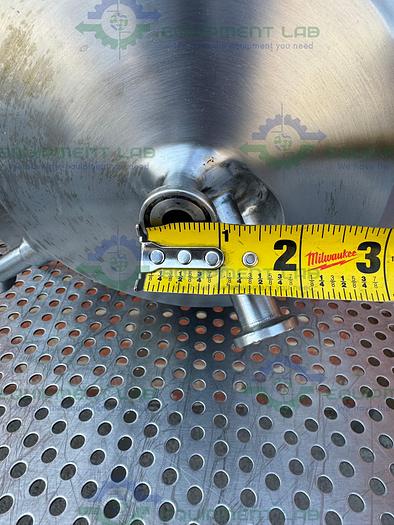 Used Stainless Fabrication 7 L Stainless Steel Jacketed Reactor 45 FV/PSI w/ Stirrer