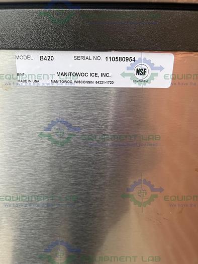 Used Manitowoc RFS0300A Air Cooled Flake Ice Maker 286 Lbs/Day w/ B-420 Bin