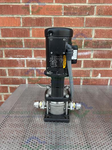 Used Grundfos CRN15-2 A-CA-G-E-HQQE Vertical Centrifugal Pump w/ 1/3 HP Motor