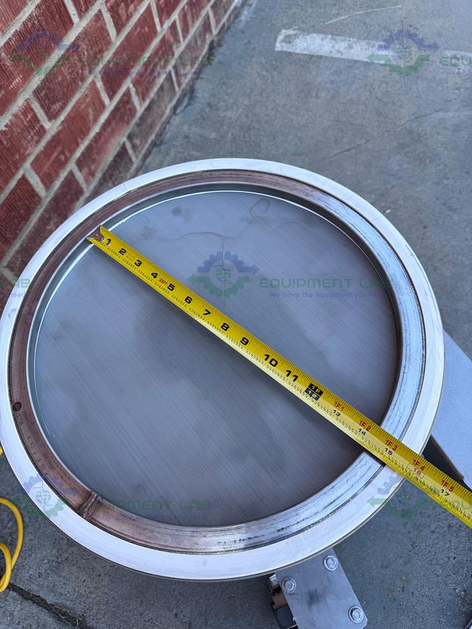 Used Sweco LS18S333 Stainless Steel 18" Vibratory Energy Separator w/ 325, 200 Micron