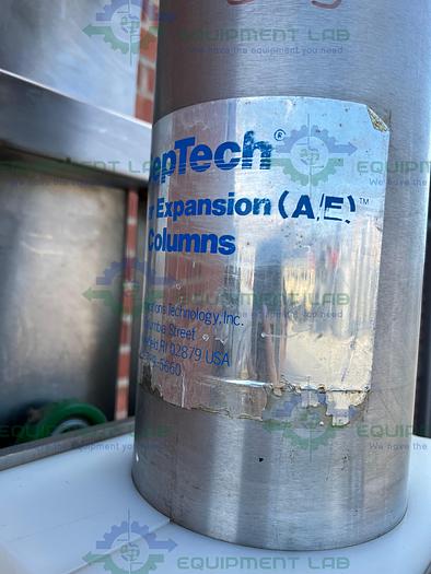 Used Septech  Annular Expansion Stainless Steel Preparative HPLC Column w/ Hand Pump