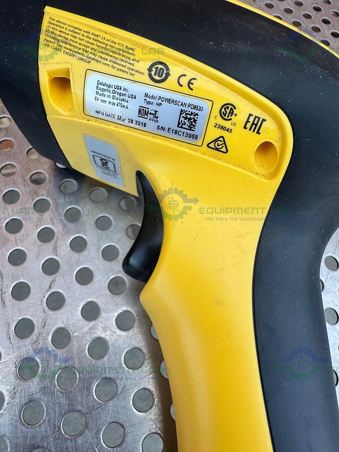 Used Lot of  7 Datalogic PowerScan PM9500 and 9530 Wireless  Barcode Scanner Reader