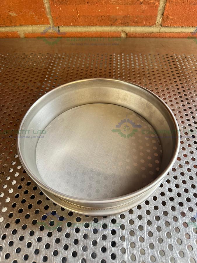 Used Retsch Sieve Frame and Screen, 8" Diameter x 2" Deep, 45um Mesh Size