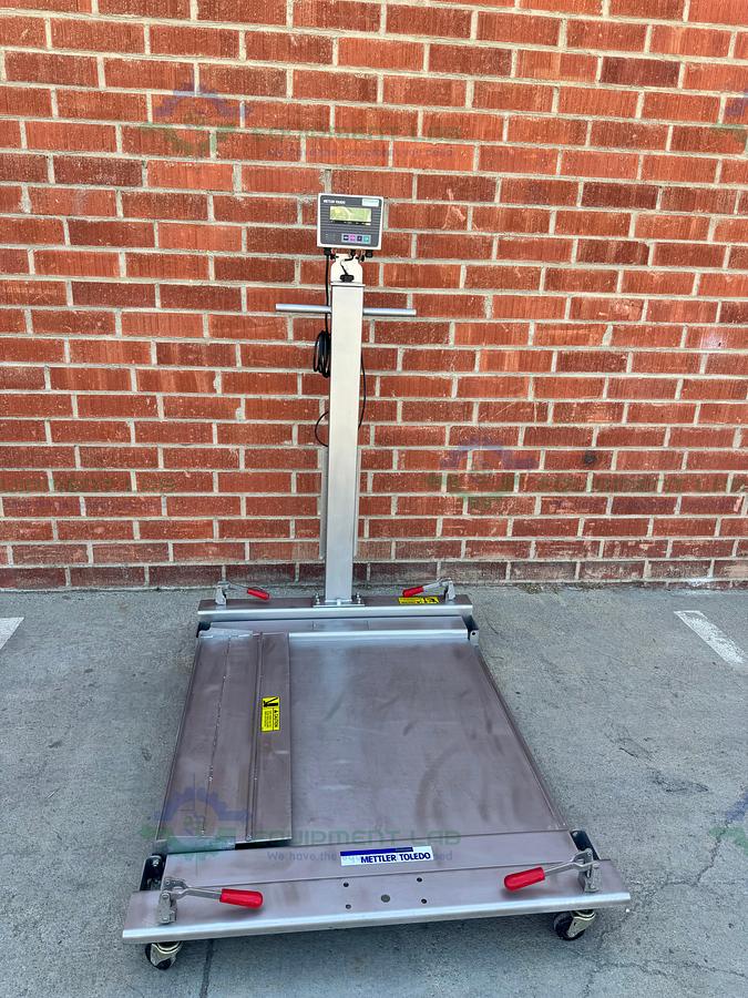 Used Mettler Toledo 2888 Stainless Steel Scale w/ HAWK Readout 1000 lbs  36 x 36