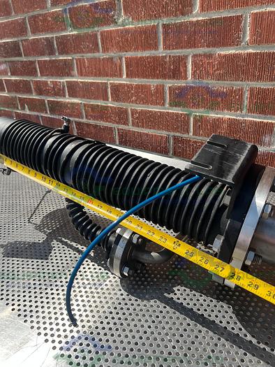 Used Unbranded Diffusion Pump 8" x 36" w/ 4" Stainless Steel Elbow