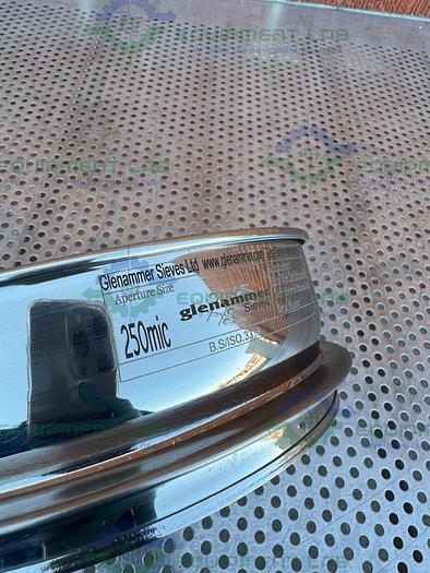 Used Glenammer  200SBW250 Stainless Steel 200 mm Diameter 250 Mic Shieve
