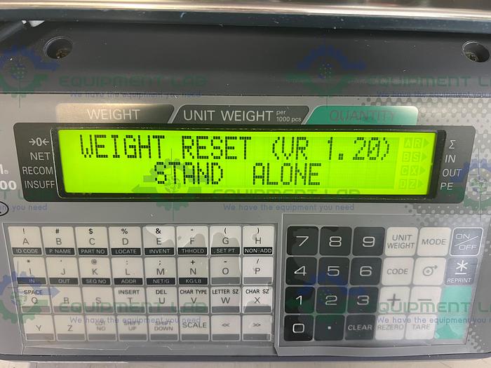 Used Teraoka Weigh System  DC-300 Digital High Accuracy Counting Scale 10 Lb Capacity