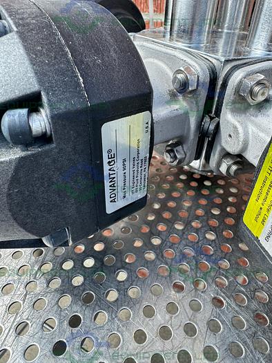 Used 5 ITT Pure Flo Advantage Stainless Steel Diaphragm Valve w/ 1" Sanitary Fitting