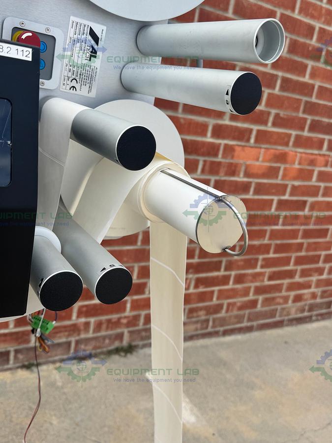 Used Sato S86-EX Print Engine w/ AL Tech Alcode Print and Apply Labelling Machine