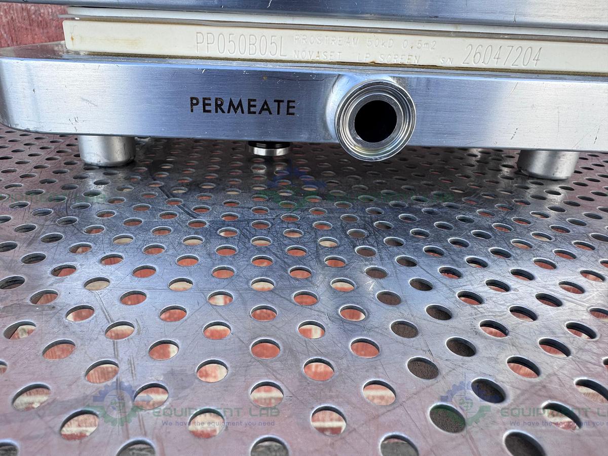 Used Millipore Stainless Steel Pellicon Filter Holder w/ GW Kent Gauge