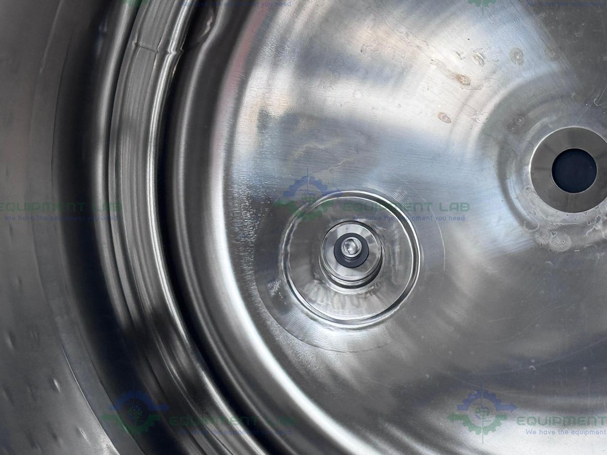 Used Feldmeier 1000 Liter Stainless Steel Jacketed Reactor 50 FV PSI w/ 0.5 HP Motor