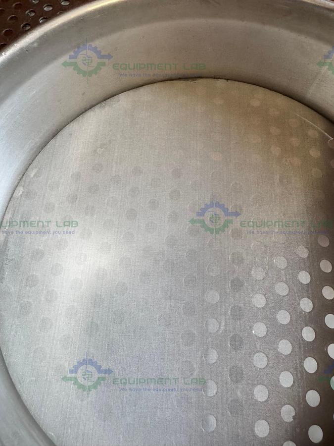 Used Retsch Sieve Frame and Screen, 8" Diameter x 2" Deep, 63um Mesh Size