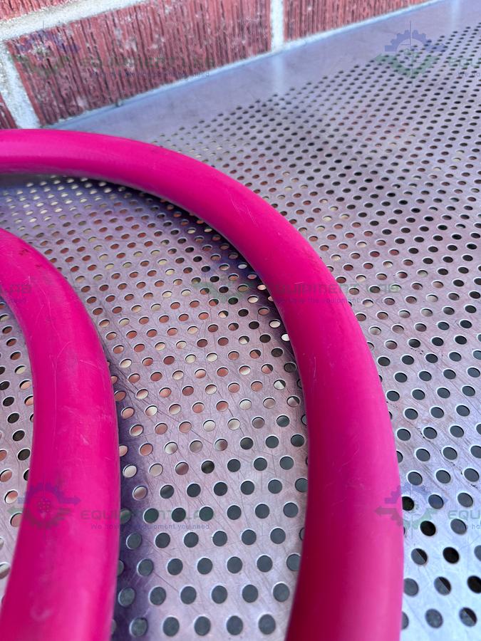 Used Silicone Flexible 120"  Hose w/ 1 1/2" Sanitary Fitting