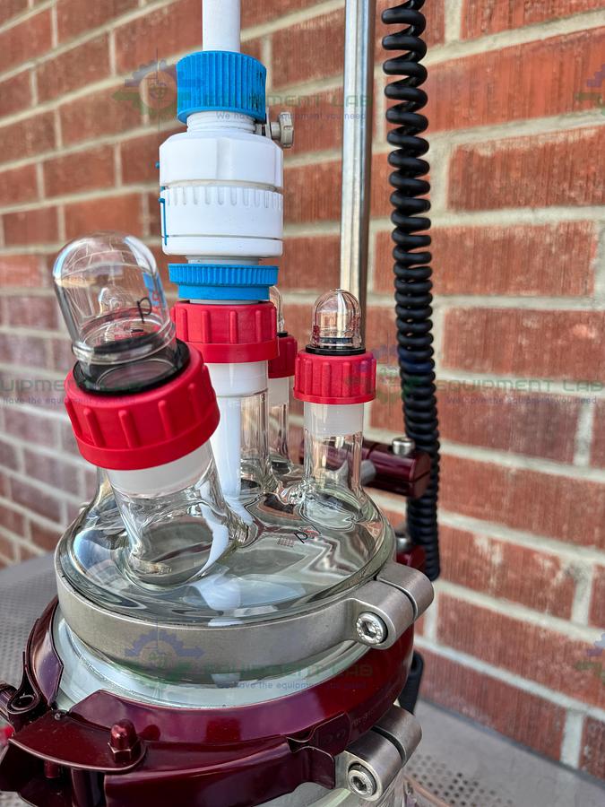 Used Powder System Limited GFD Glass Nutsche Filter Dryer 2L w/Servo Drive, Impeller