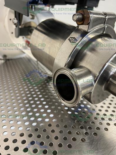 Used Fisher Baumann 84161SA Sanitary Control Valve CV17 w/ Fisher Valve Positioner