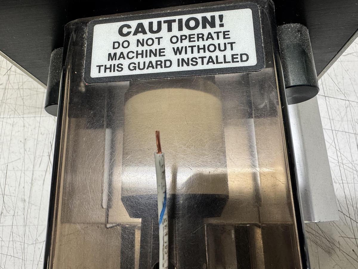 Used Schleuniger MP257 Programmable Coaxial Cable Stripping Machine