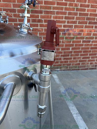 Used DCI  500 Liter Stainless Steel Jacketed Reactor 45 PSI w/ 0.5 HP Mixer