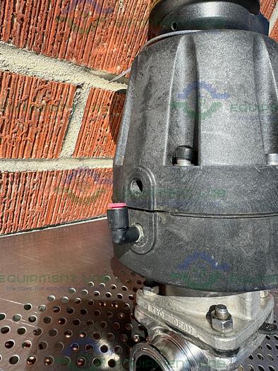 Used ITT Pure-Flo  A217 Diaphragm Valves 90PSI w/ 1 1/2" Sanitary Fitting