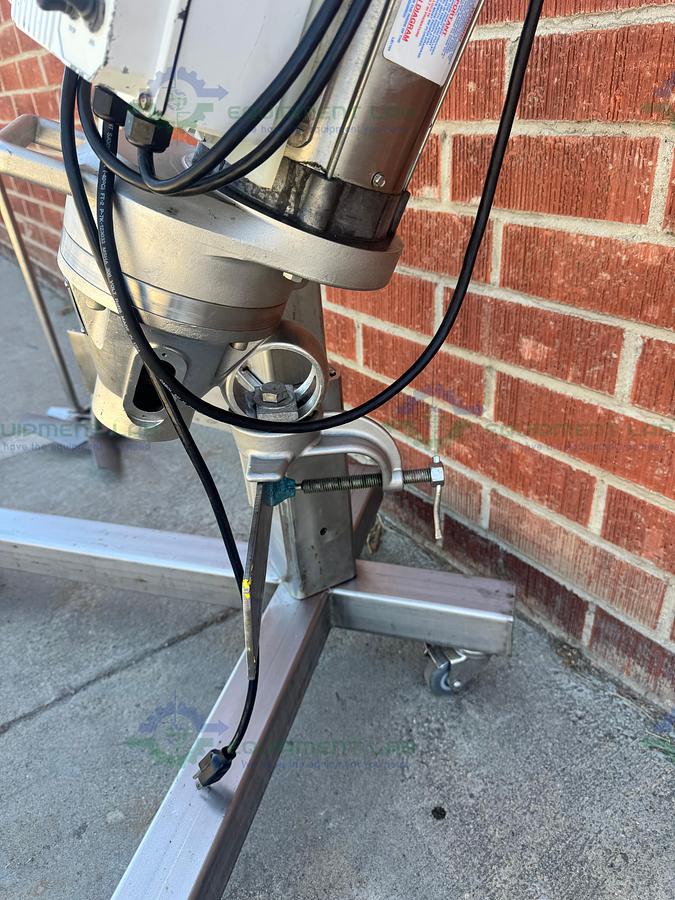 Used Sharpe Mixers SSG-050SCR Portable Mixer w/ VFD, 1/2 HP Motor, Two Impellers