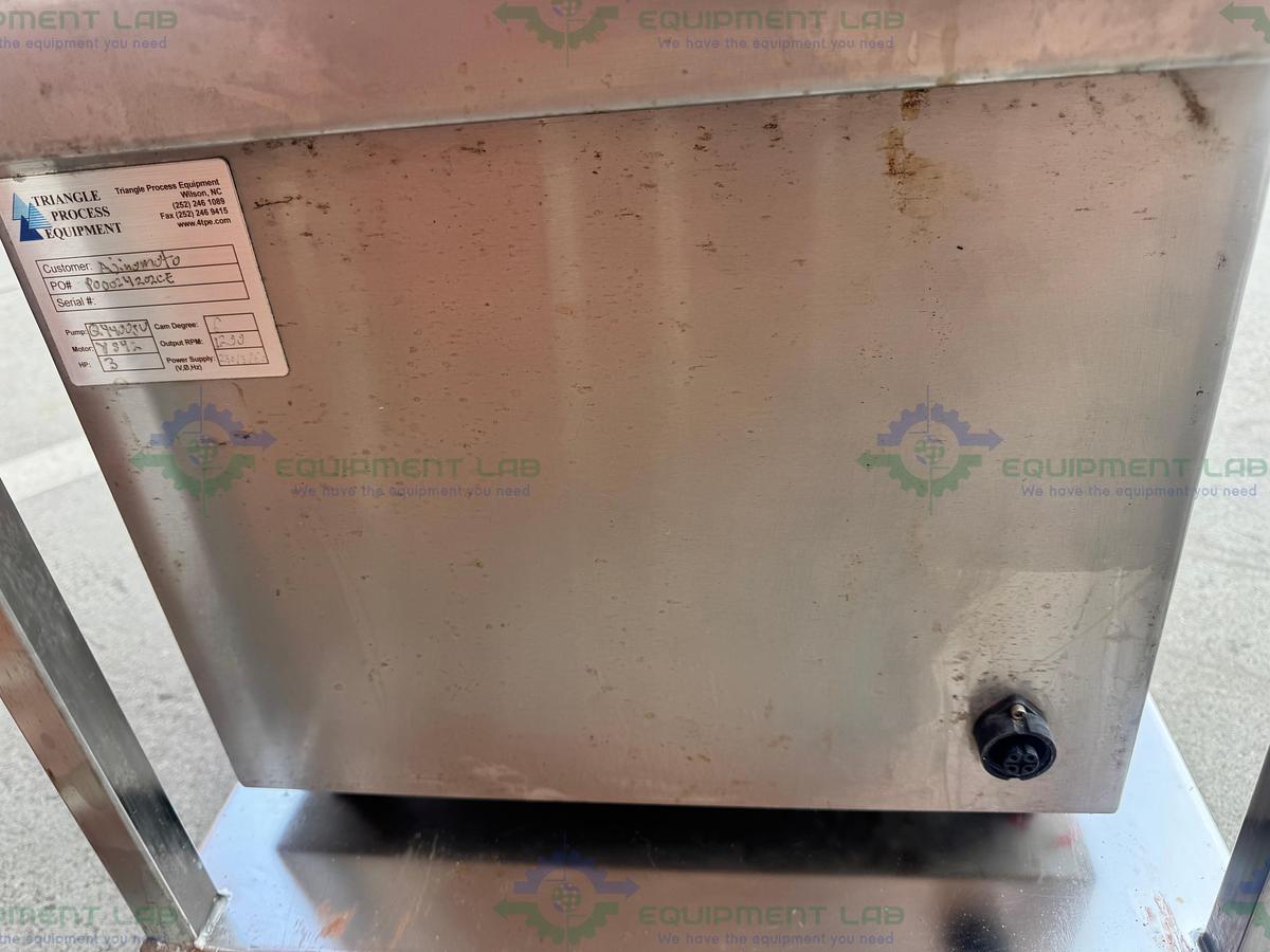 Used Triangle Process Quattroflow Q4400SU 4-Piston Diaphragm Pump w/ 3 HP Motor