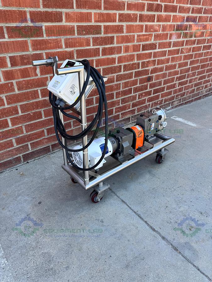 Used Waukesha Cherry Burrell /SPX  030U1 Rotary Lobe Pump w/ Baldor 2 HP Motor MFG 21