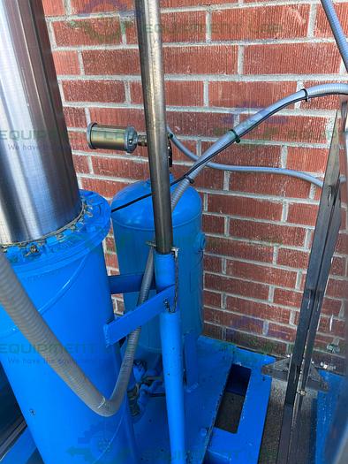 Used Ross M 40 Stainless Steel Single Shaft Mixer w/ Two 40 Gallon Tanks