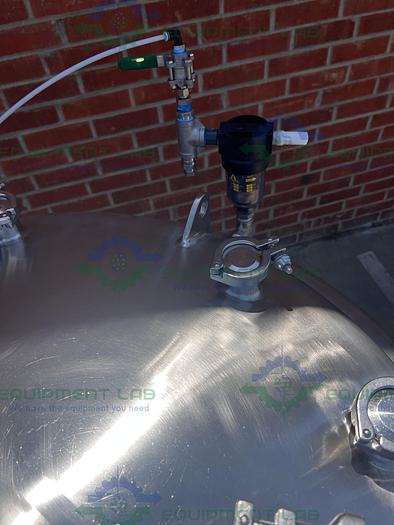 Used ITT  1000 Liter Stainless Steel Jacketed Reactor 60 PSI w/ Bottom Mag Mixer