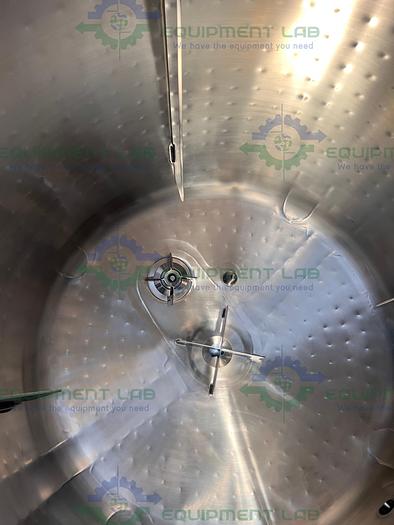 Used ITT  1000 Liter Stainless Steel Jacketed Reactor 60 PSI w/ Bottom Mag Mixer