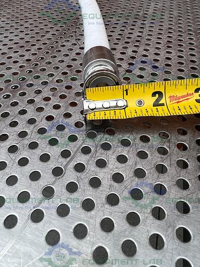 Used Advanta Pure  APSM-P-0500 34" Silicone Hose w/ 1/2 " Sanitary Fitting