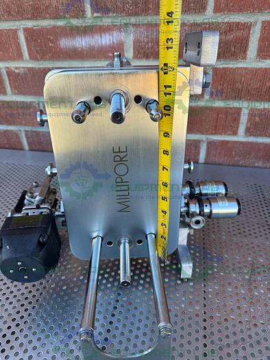 Used Millipore Stainless Steel Pellicon Filter Holder w/ ITT Valves, Actuator