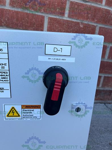 Used Industrial Control Panel  1244250 Standard Enclosure 9" x 15.5" x 16"