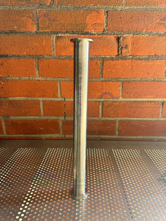 Used Stainless Steel KF 40  Nipple Vacuum Fitting 17" Length