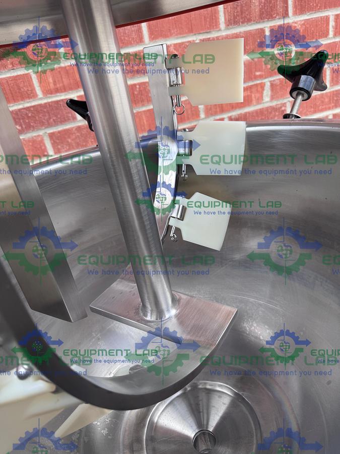 Used Lee Industries 50 Liter Stainless Steel Jacketed Reactor w/Mixer, Scraper MFG 23