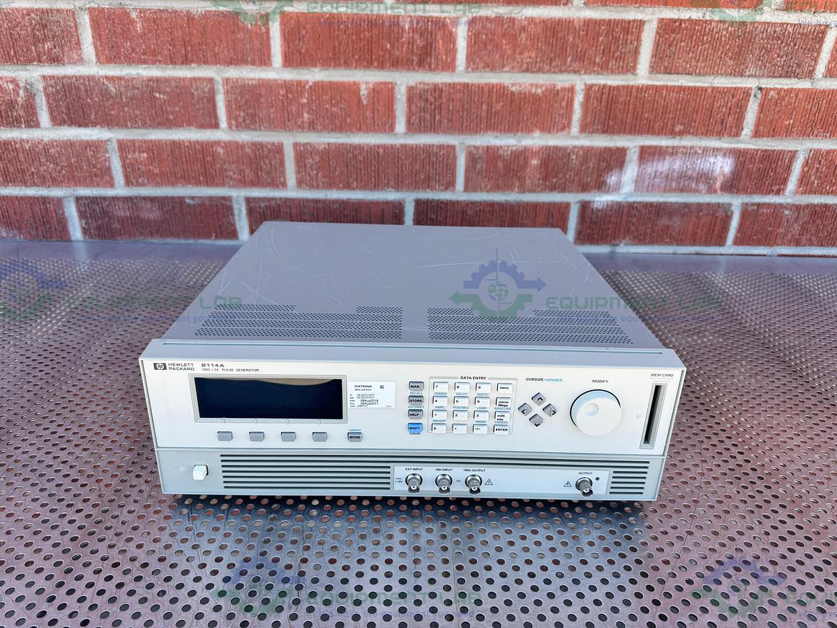 Used HP Hewlett Packard 8114A High Power Pulse Generator 100V / 2A