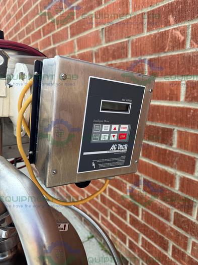 Used ITT Industries 150 Liter Stainless Steel Jacketed Reactor 45 PSI w/ 0.5 HP Mixer