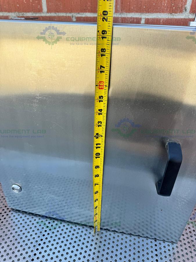 Used Rittal Stainless Steel Standard Enclosure 19" x 19" x 8.5", 120V