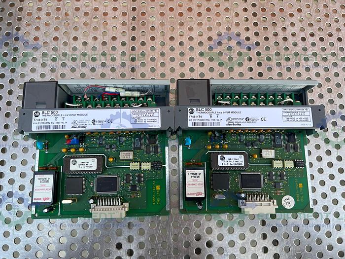 Used Allen Bradley  SLC 500 1746-P1 Processor Unit w/ 1747-L532, 1746-NT4 Modules