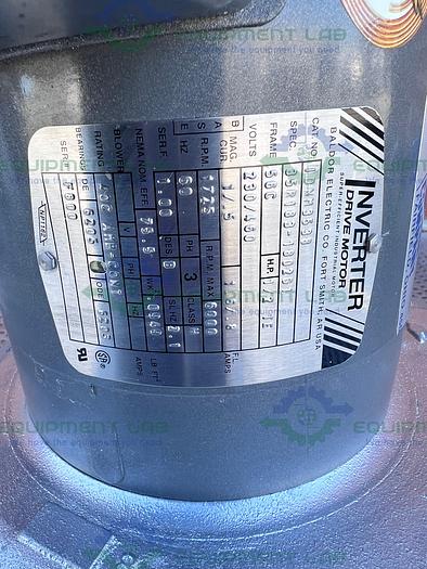 Used American Fan Company AF-8 Blower 1800 RPM w/ Inverter 1/2" Motor