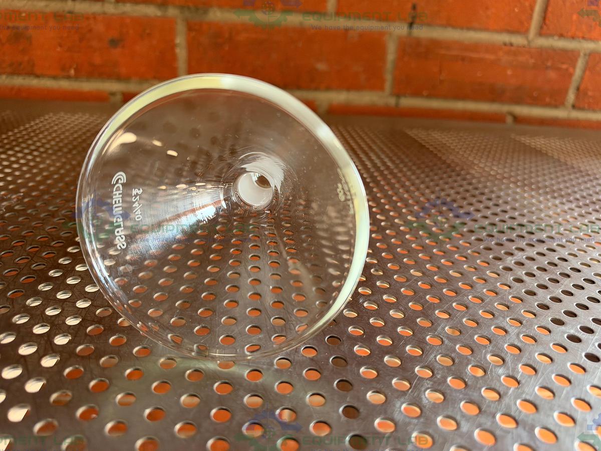 Used Chemglass 100 mm Cone Shaped Funnel w/ 24/40 Joint Fitting