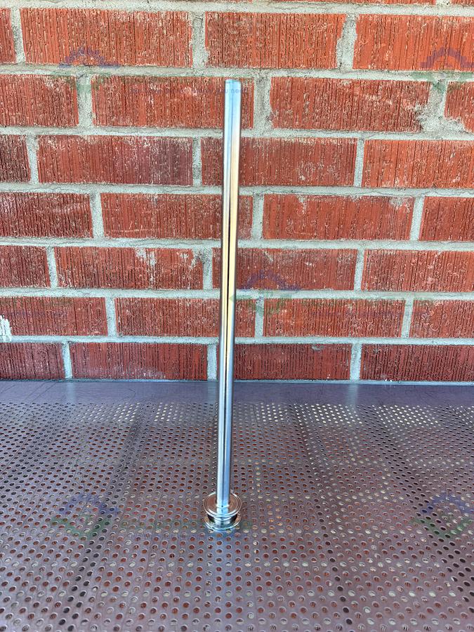 Used Stainless Steel 20" Syphon Tube w/ 2" OD Sanitary Fitting