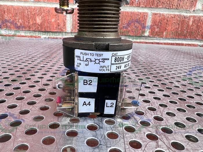 Used Allen-Bradley 800H-QPT24 Series C Illuminated Push Button Switch 24V