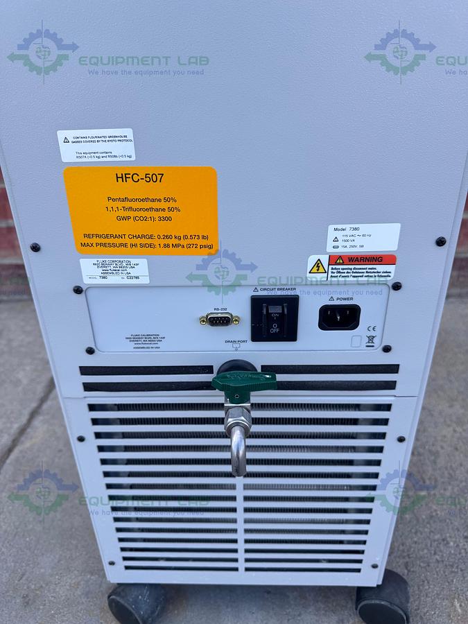 Used Fluke 7380 Ultra Low Temperature High Precision Circulating Bath -80 to 100°C