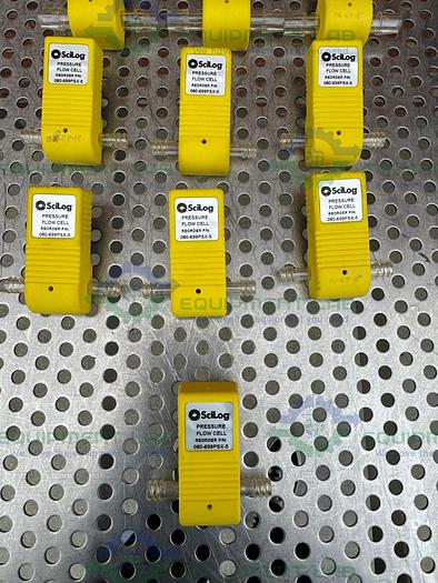 Used SciLog  SciPres Pressure Monitor 0 to 60 psi w/ Scilog Flow Cell Sensors