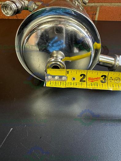 Used FLT Stainless Steel Single Cartridge Jacketed Filter Housing