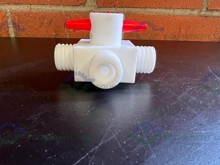 Used Bola  3-Way PTFE Stopcocks / Valve Temperature Resistance from 0°C to +110°C