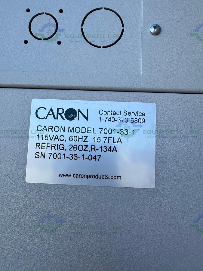 Used Caron 7001-33-1 Reach In Refrigerated Incubator  5 to +70°C, 33 Cu, Ft, 115 V